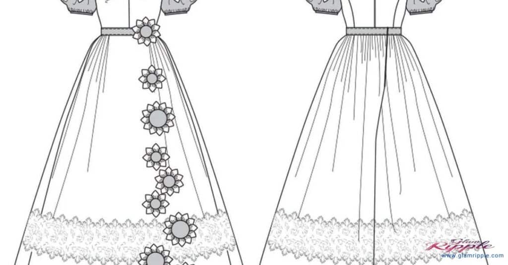 Tea-Length Dress