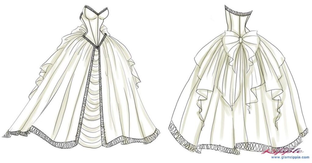 Tiered Dresses sketch