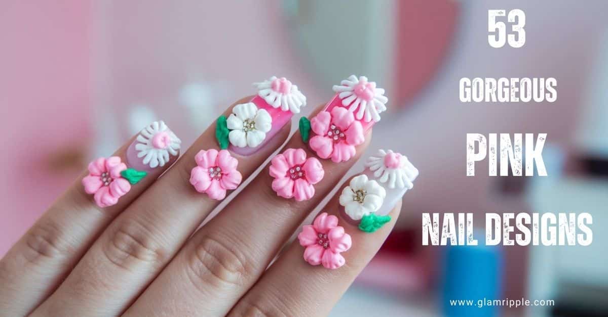 53 Gorgeous Pink Nail Designs That Are Instagram-Worthy