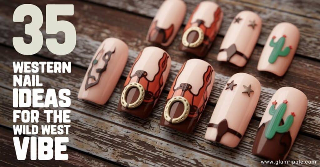 35 Western Nail Ideas for the Wild West Vibe