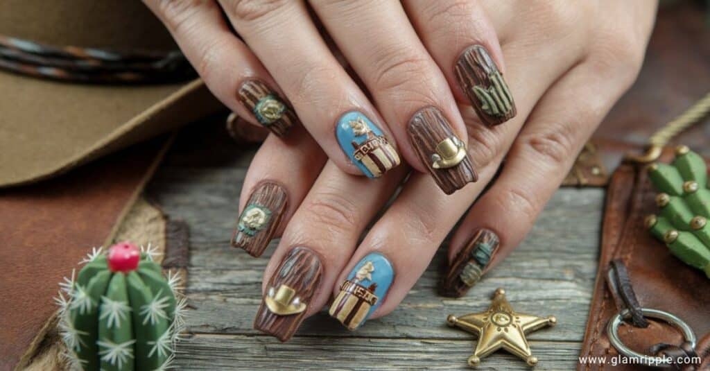 35 Western Nail Ideas for the Wild West Vibe