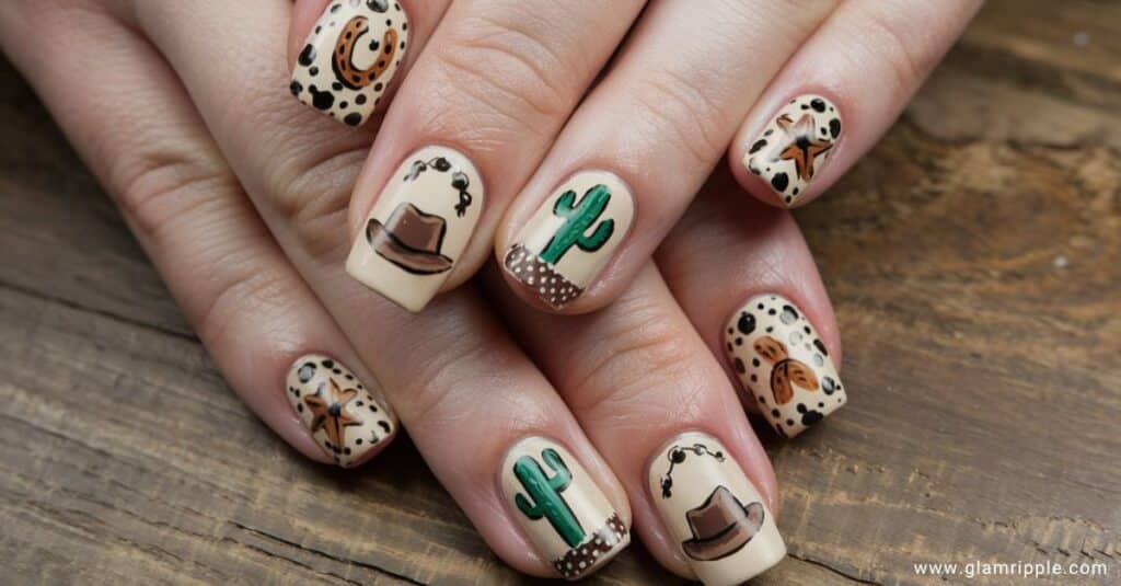 35 Western Nail Ideas for the Wild West Vibe