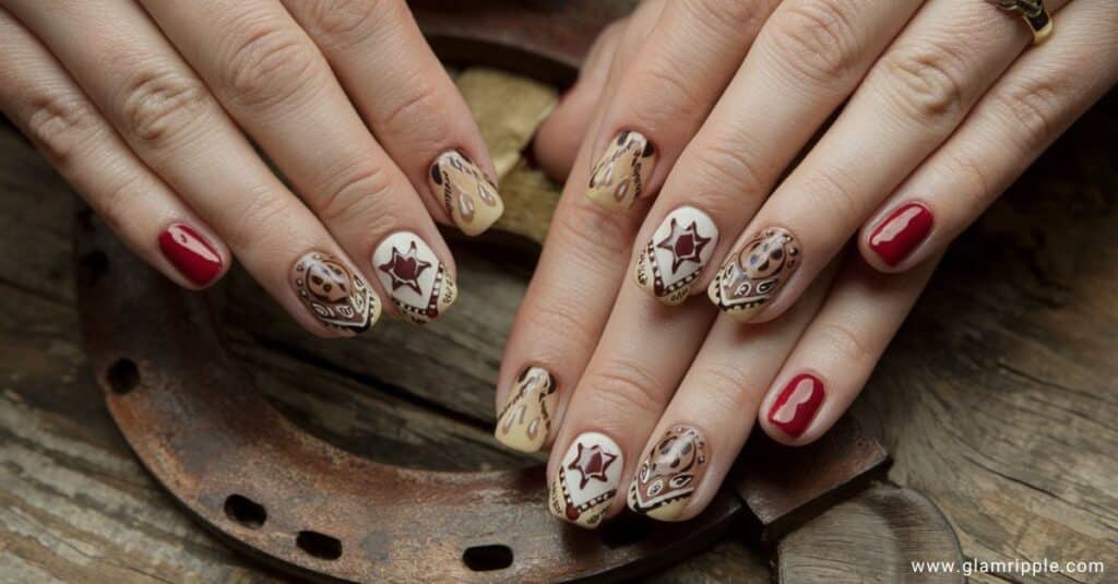 35 Western Nail Ideas for the Wild West Vibe