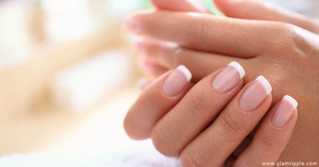 Natural-Looking Slim French Tips