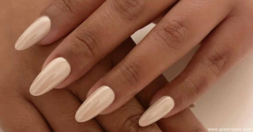 Long Square French Tip Nails