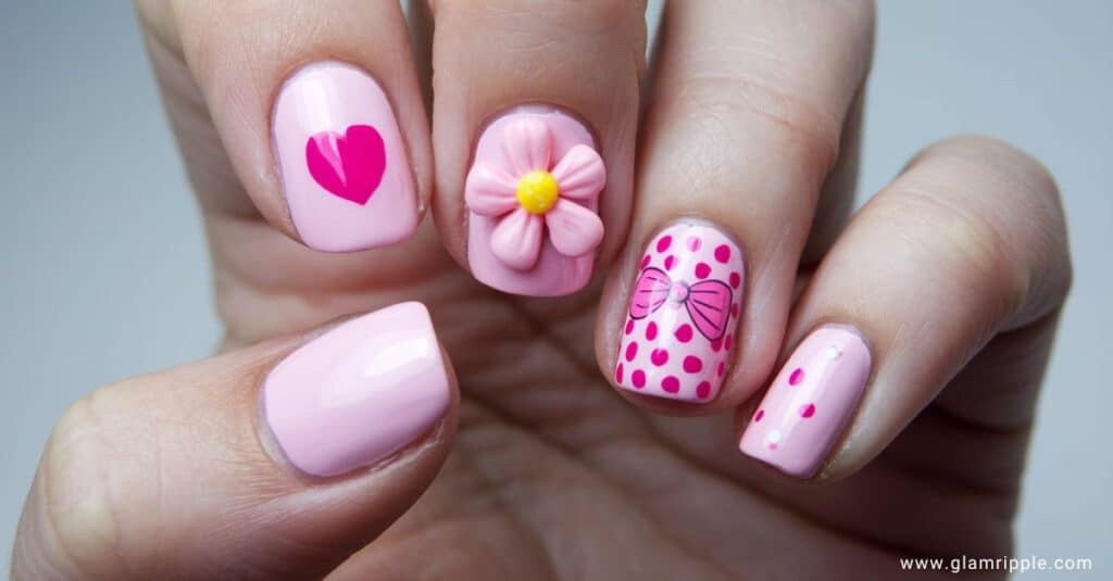 23 Simple Pink Nail Designs That Anyone Can Replicate