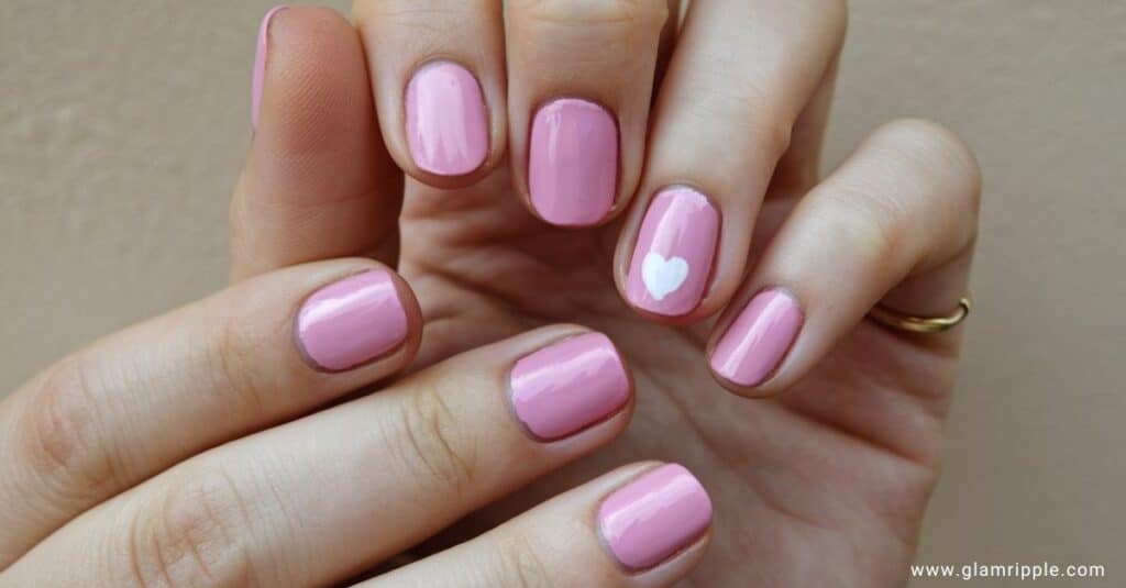 23 Simple Pink Nail Designs That Anyone Can Replicate