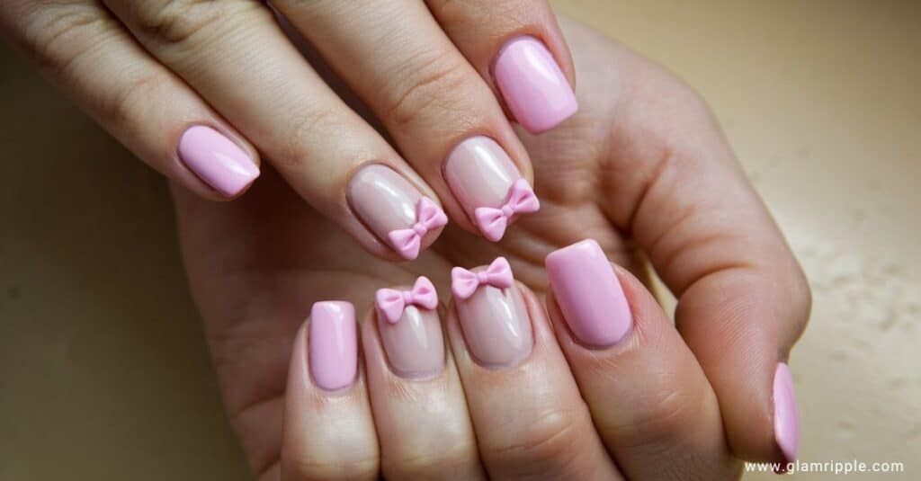 23 Simple Pink Nail Designs That Anyone Can Replicate