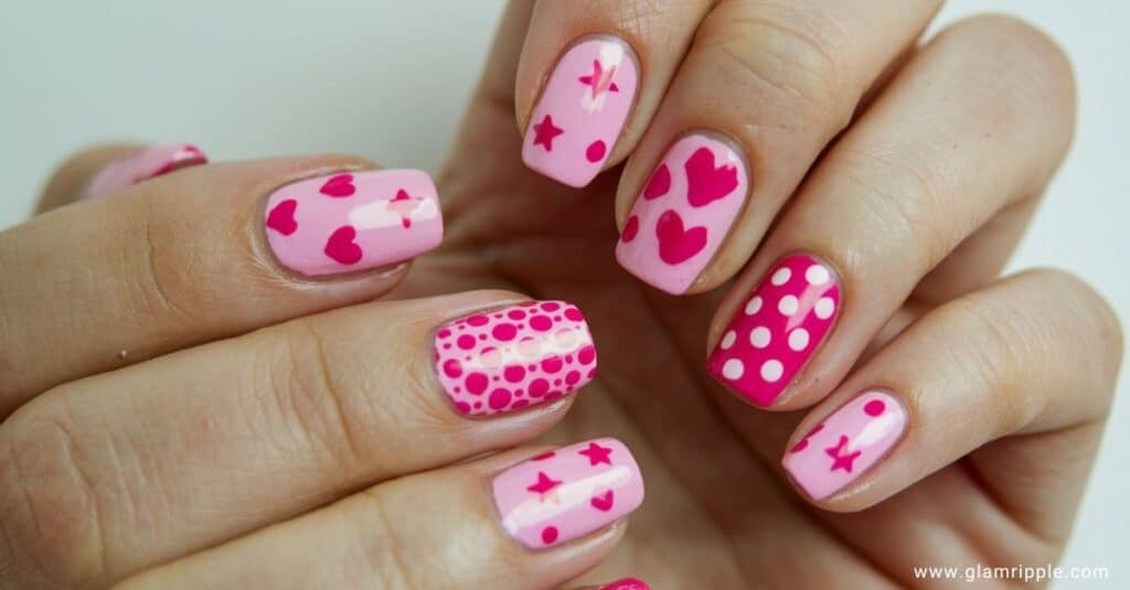 23 Simple Pink Nail Designs That Anyone Can Replicate