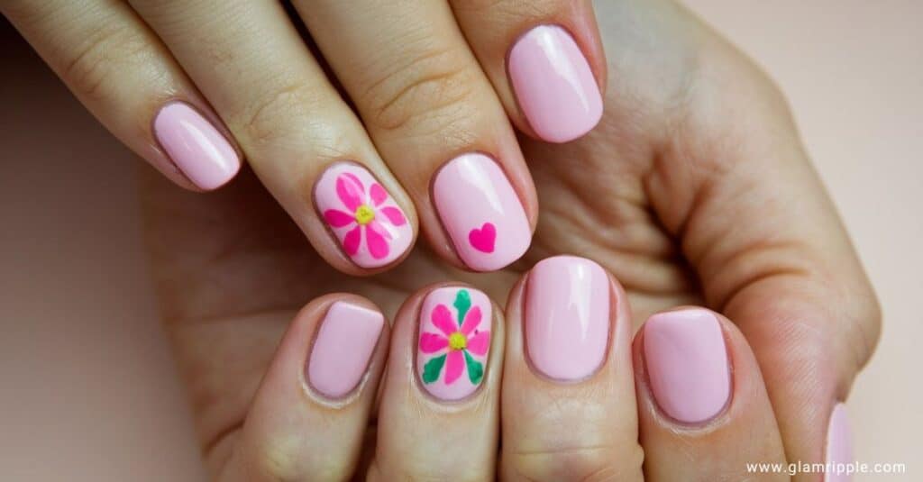 23 Simple Pink Nail Designs That Anyone Can Replicate