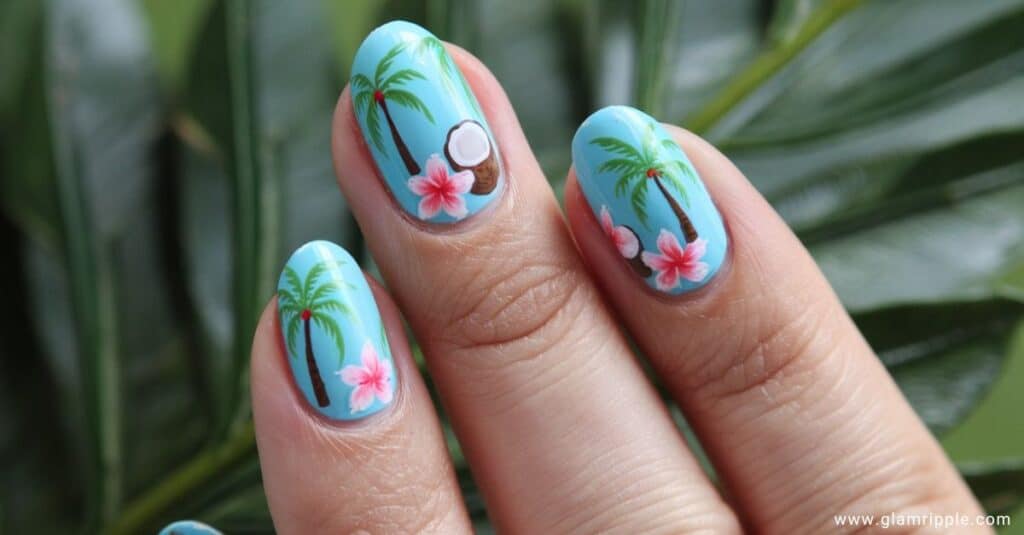 38 Classy Vacation Nails Ideas for Your Tropical Getaway