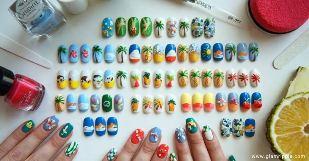 38 Classy Vacation Nails Ideas for Your Tropical Getaway