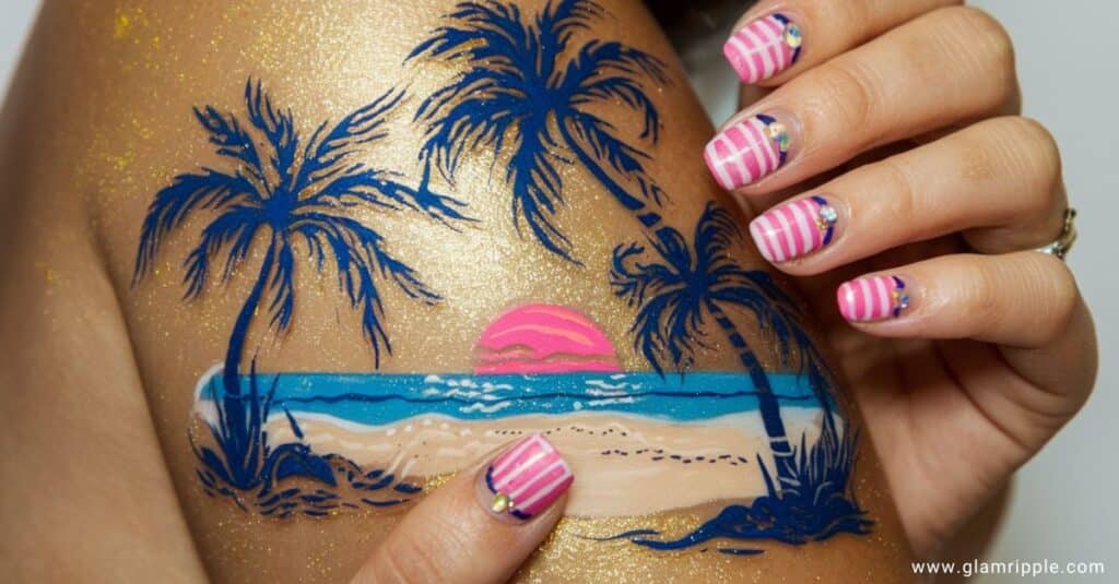 38 Classy Vacation Nails Ideas for Your Tropical Getaway