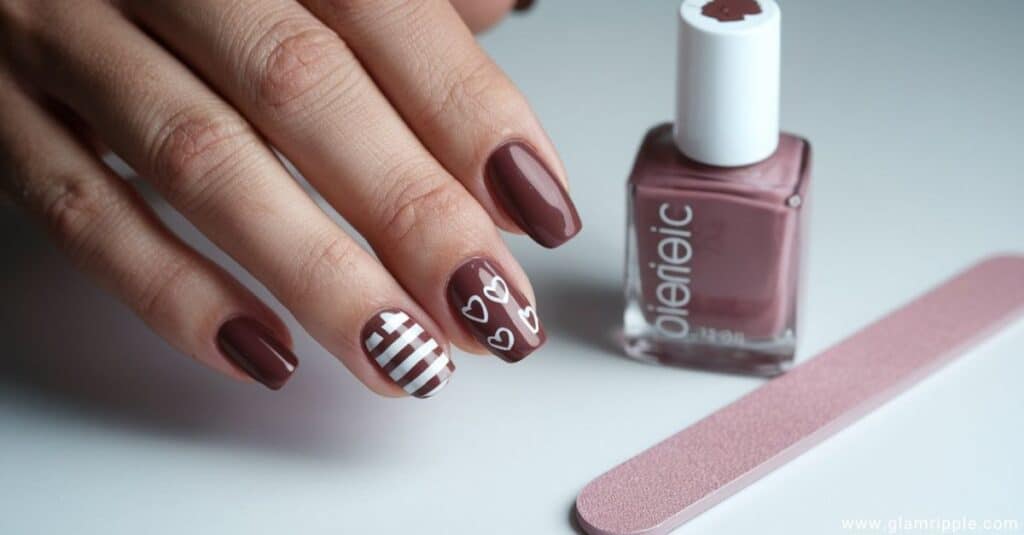 33+ Brown Nails That Will Have You in The Nail Salon ASAP