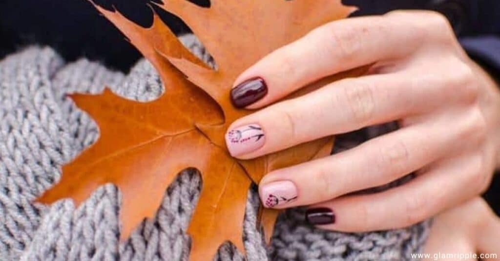 Milk Chocolate Brown Nails