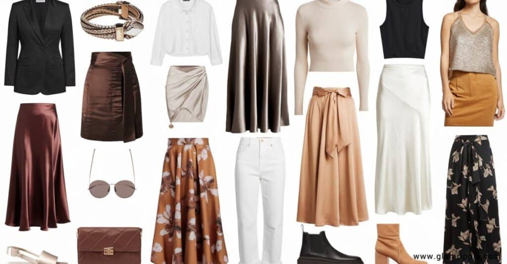 How to style a Satin skirt for every occasion: 19 outfit ideas