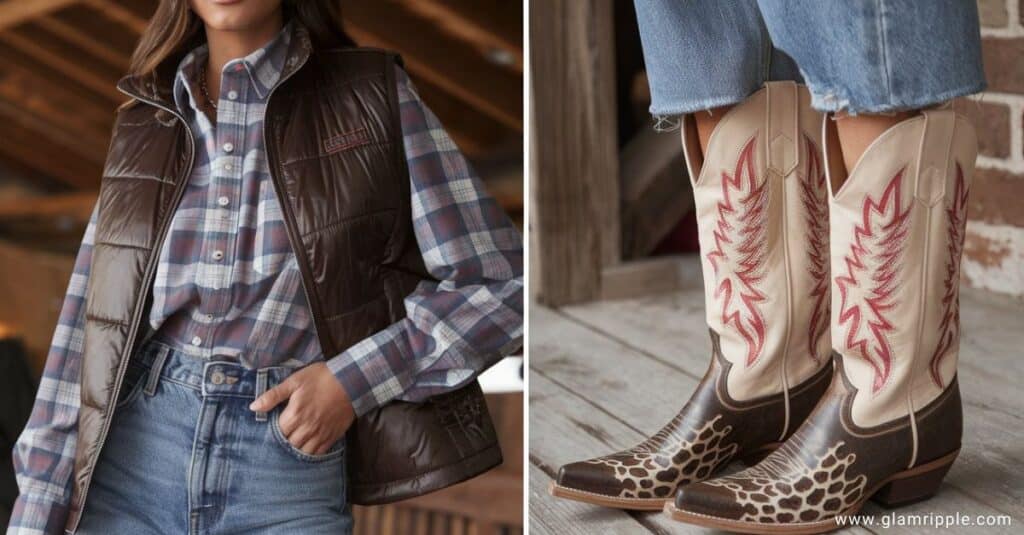 10 Stylish Ways to Wear Cowboy Boots and Jeans