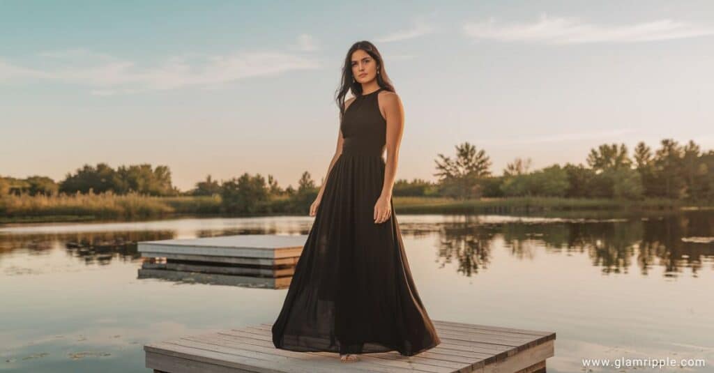 Best Ways to Style a Black Maxi Dress All Year Round