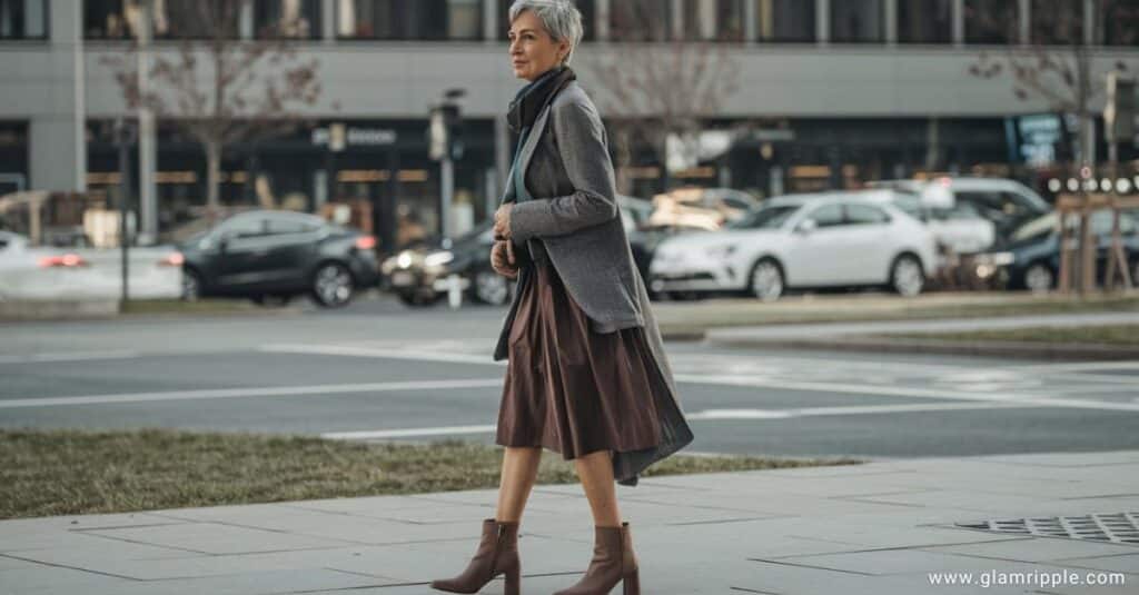 Your Guide To Wearing Ankle Boots Over 40