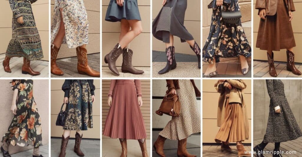 13 Best Dresses To Wear With Cowboy Boots To Look Chic