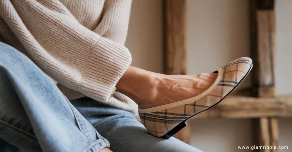 Matching Ballet Flats with Various Jean Styles