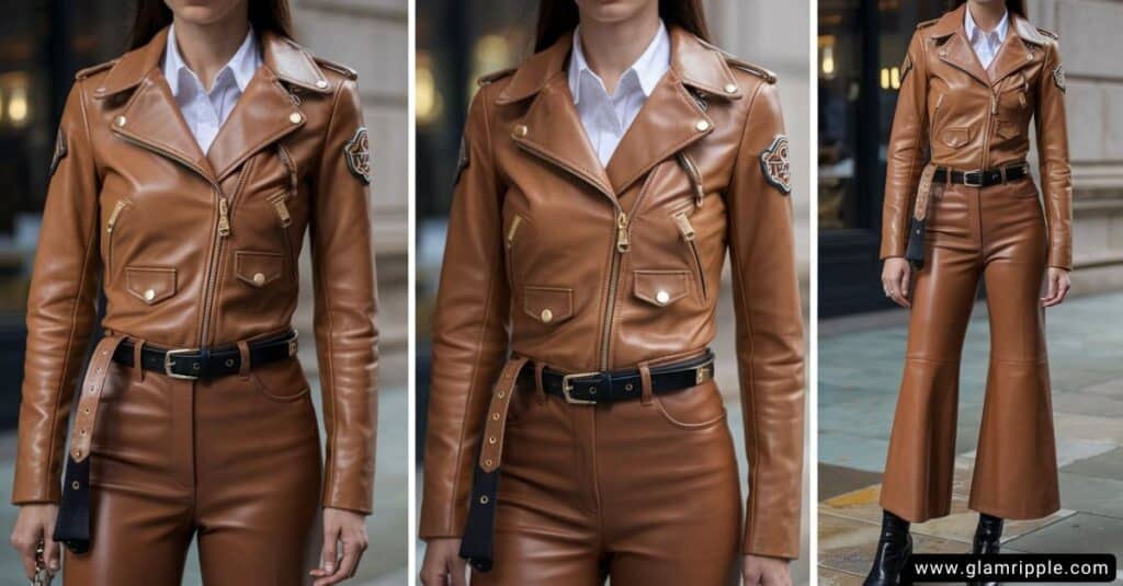 How to Style Brown Leather Pants for Various Occasions