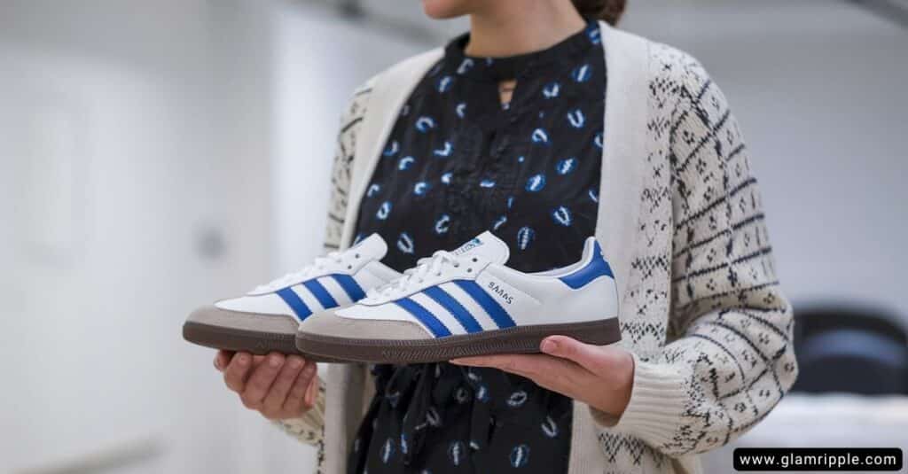 Winter Outfits With Leggings And Black Adidas Sambas