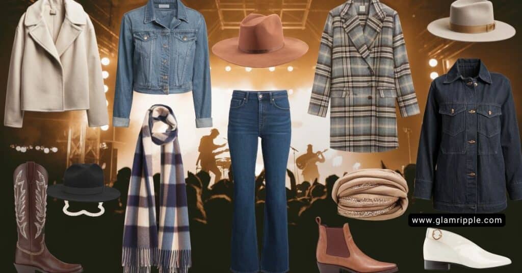 10 stylish outfits to wear to a country concert in winter