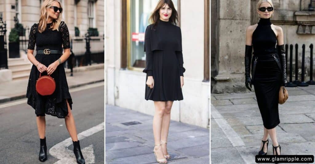 17 Black Slip Dress Outfits for Summer