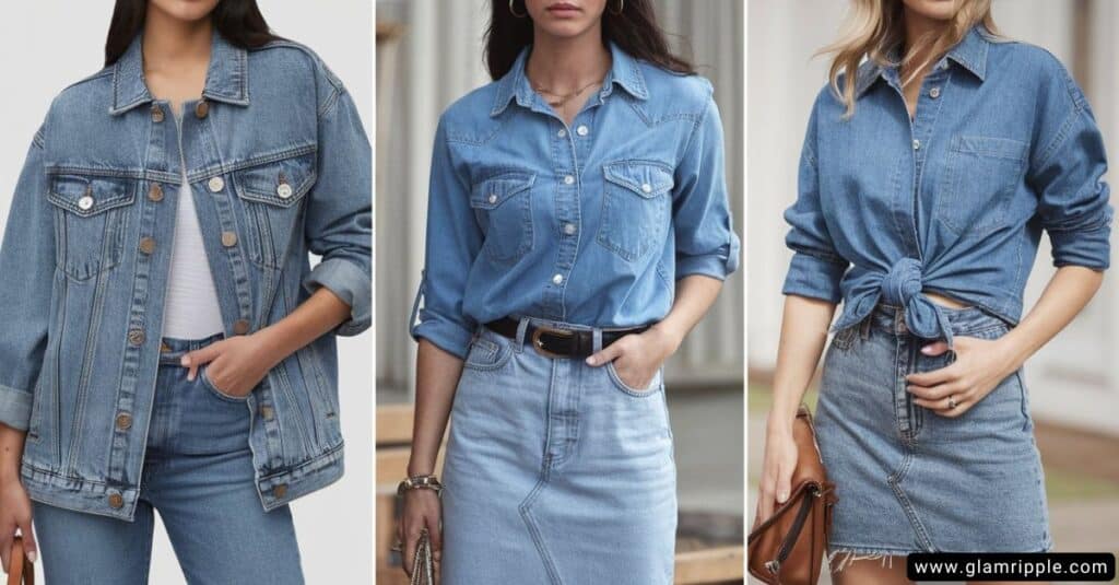 How to Style Double Denim Outfits for Spring/Summer