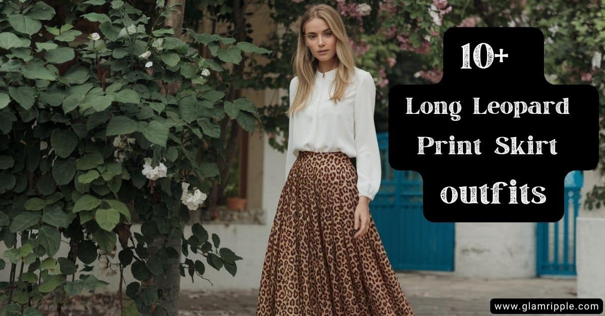 Long Leopard Print Skirt this Spring/Summer